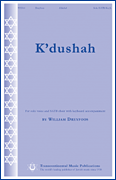 K'dushah SATB choral sheet music cover